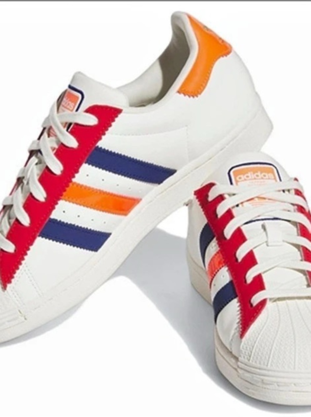 adidas Superstar Scarlet Solar Red Chenille Sneakers Women’s 7.5 HQ4403